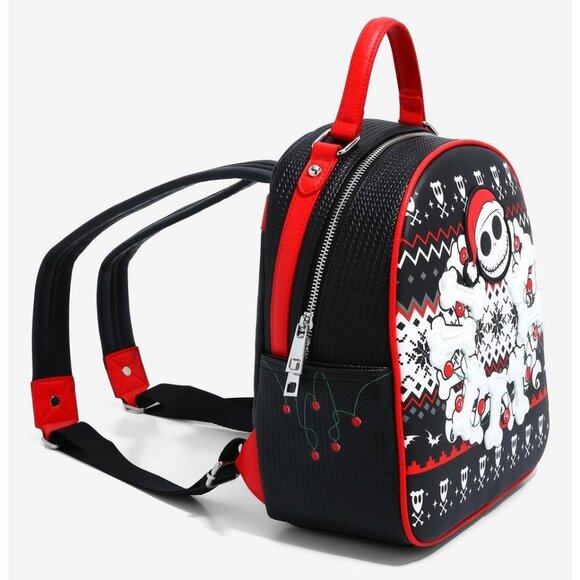 Disney The Nightmare Before Christmas Sweater Mini Backpack- Glow in the dark - Picture 4 of 5